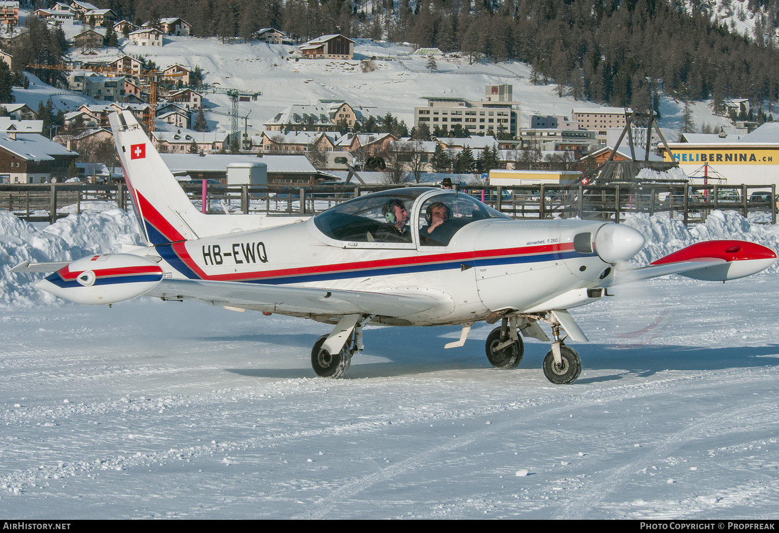 Aircraft Photo of HB-EWQ | SIAI-Marchetti SF-260C | AirHistory.net #766972