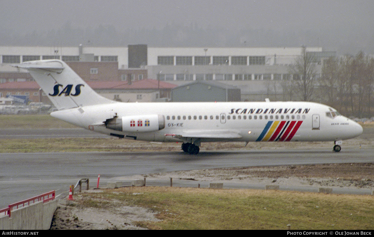 Aircraft Photo of OY-KIE | McDonnell Douglas DC-9-21 | Scandinavian Airlines - SAS | AirHistory.net #766997