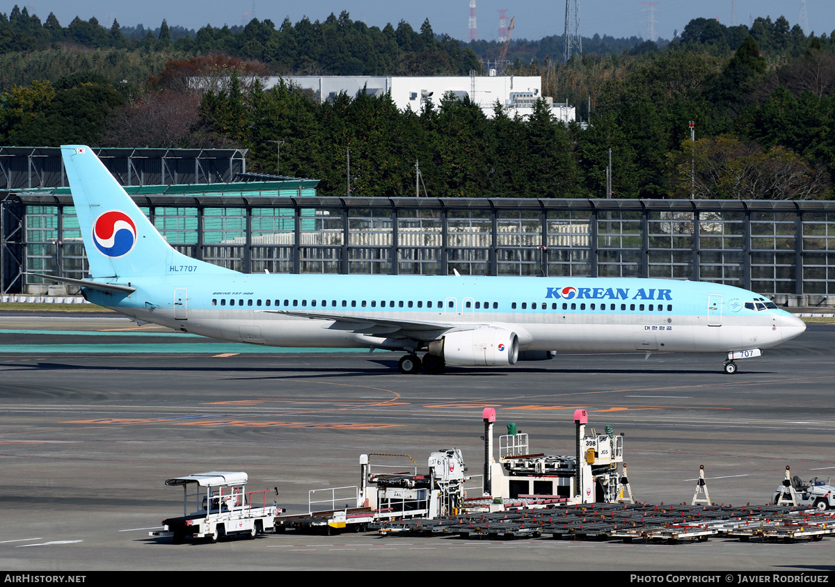 Aircraft Photo of HL7707 | Boeing 737-9B5 | Korean Air | AirHistory.net #767013