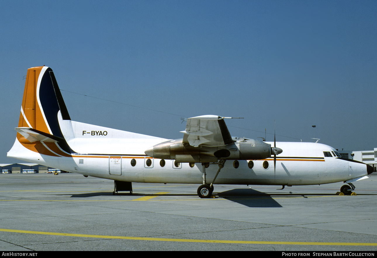Aircraft Photo of F-BYAO | Fokker F27-100 Friendship | AirHistory.net #767044