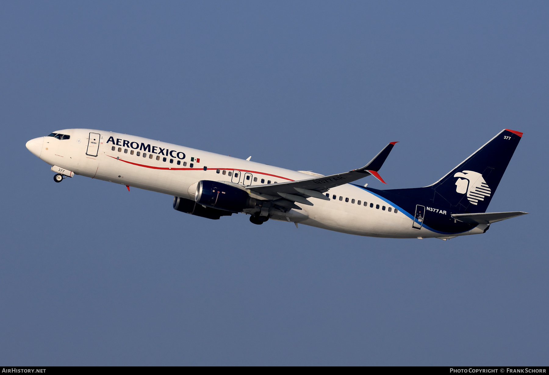 Aircraft Photo of N377AR | Boeing 737-86J | AeroMéxico | AirHistory.net #767055