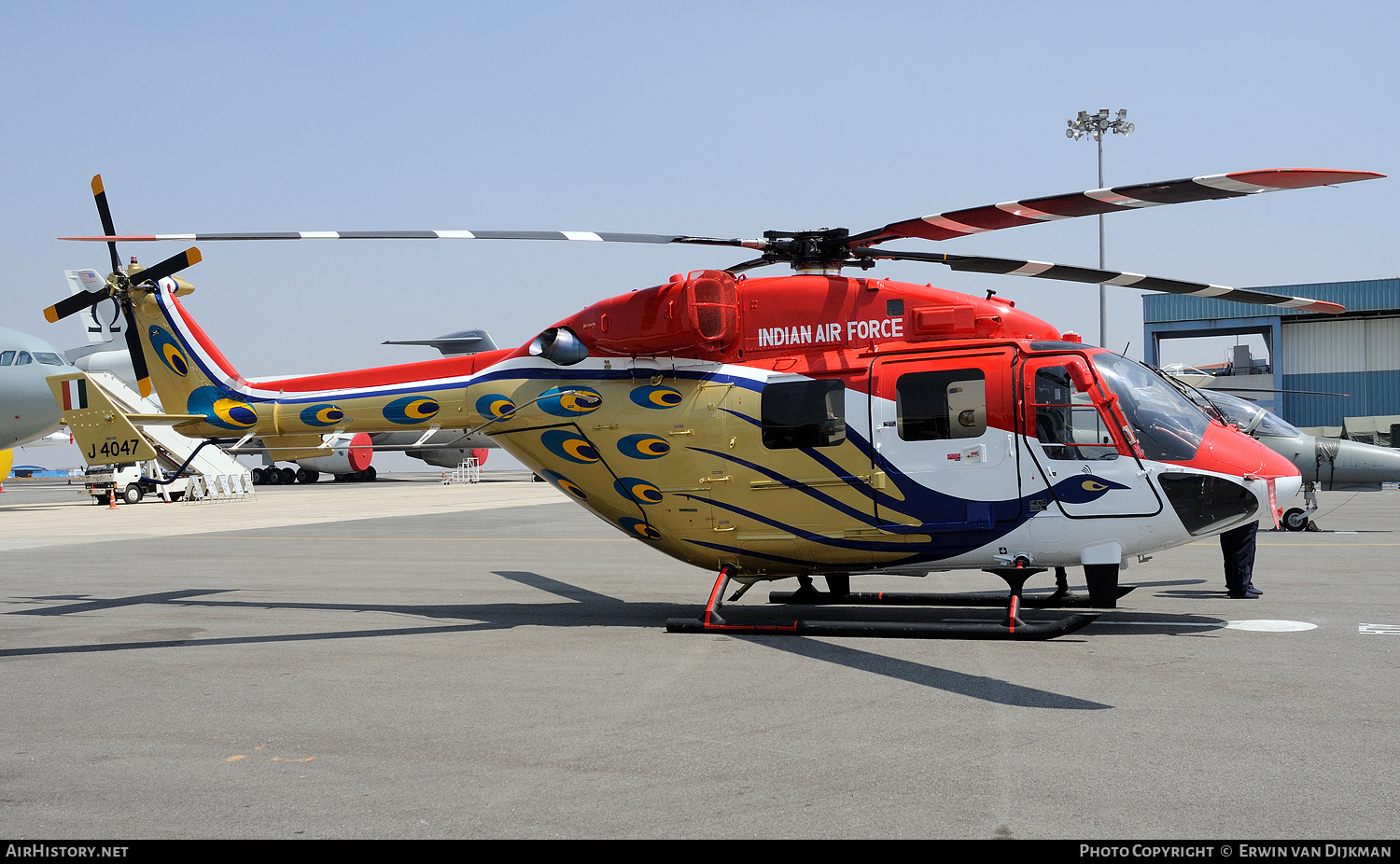 Aircraft Photo of J4047 | Hindustan ALH Dhruv Mk.I | India - Air Force | AirHistory.net #767058