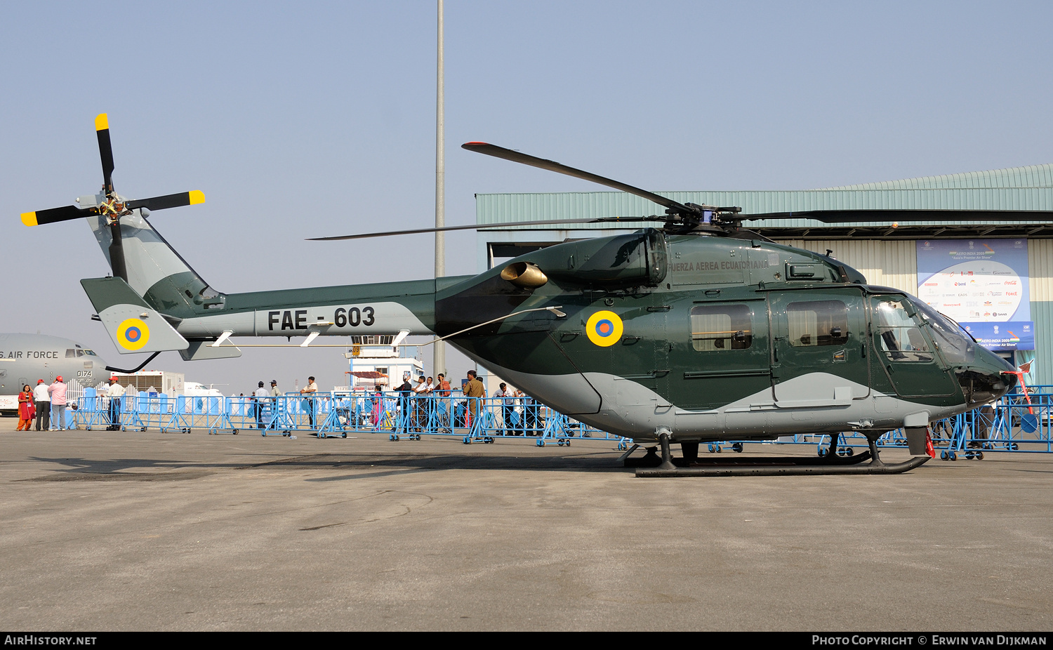 Aircraft Photo of FAE-603 | Hindustan ALH Dhruv | Ecuador - Air Force | AirHistory.net #767059