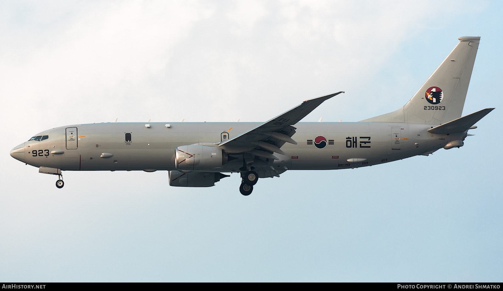 Aircraft Photo of 230923 | Boeing P-8A Poseidon | South Korea - Navy | AirHistory.net #767116