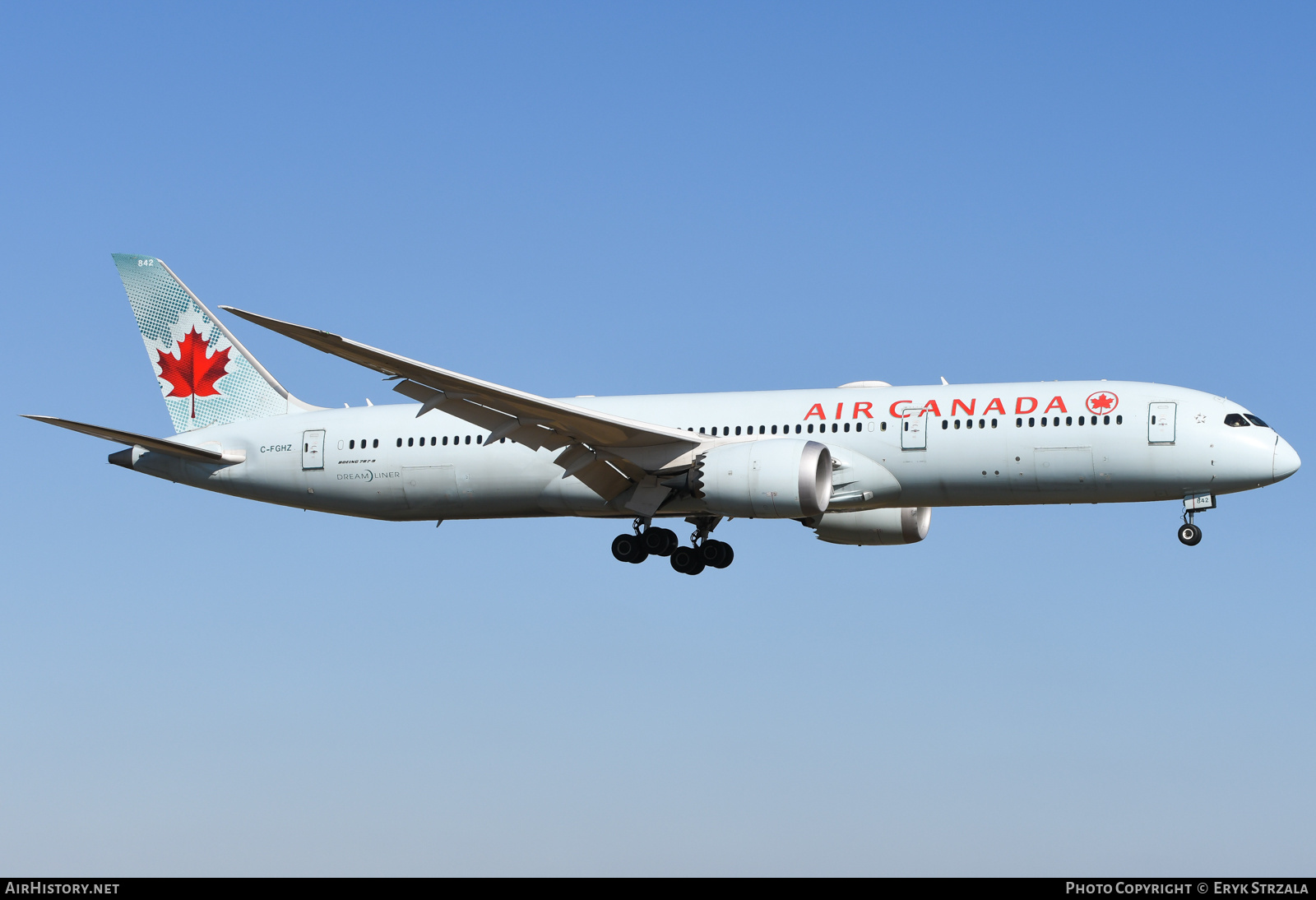 Aircraft Photo of C-FGHZ | Boeing 787-9 Dreamliner | Air Canada | AirHistory.net #767132