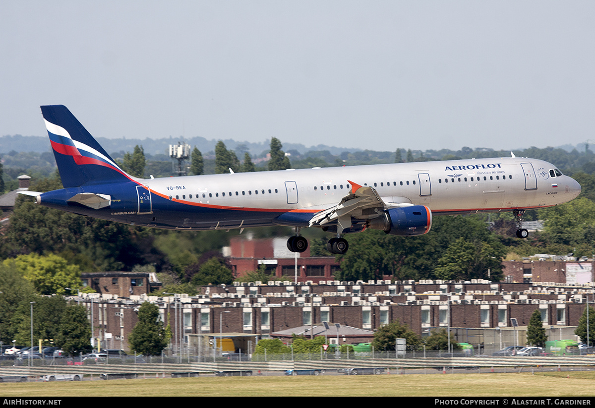 Aircraft Photo of VQ-BEA | Airbus A321-211 | Aeroflot - Russian Airlines | AirHistory.net #767148