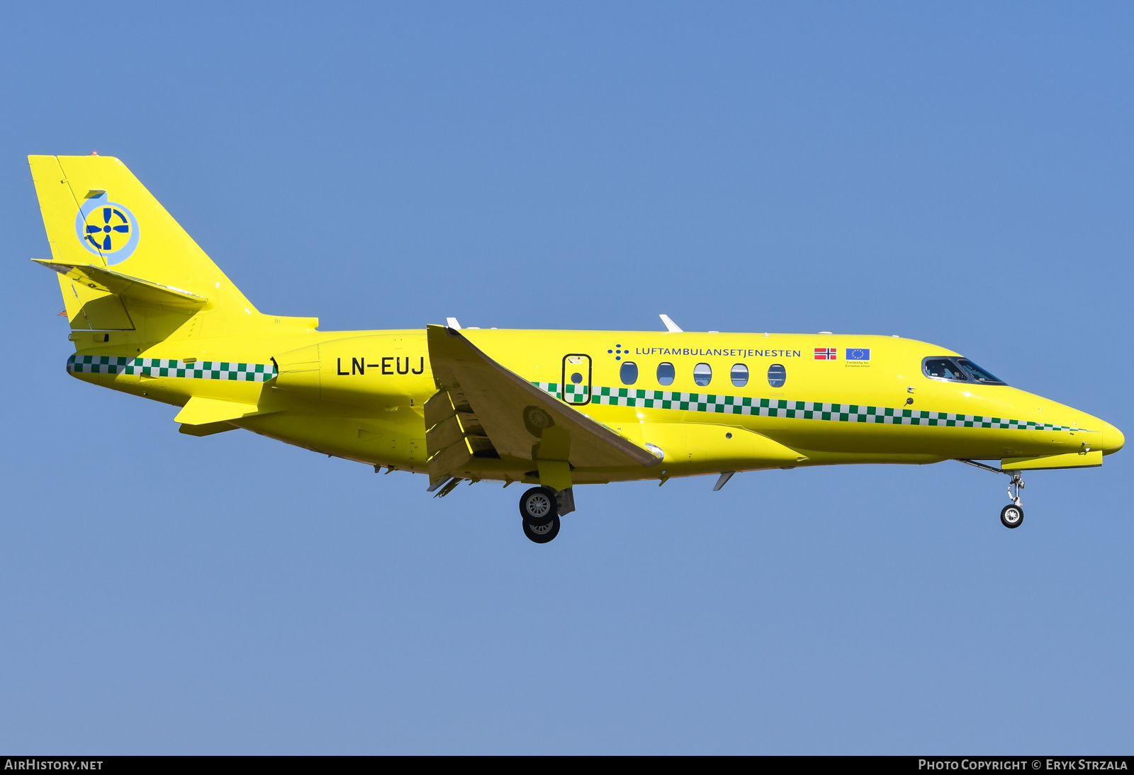 Aircraft Photo of LN-EUJ | Cessna 680A Citation Latitude | Luftambulansetjenesten | AirHistory.net #767152