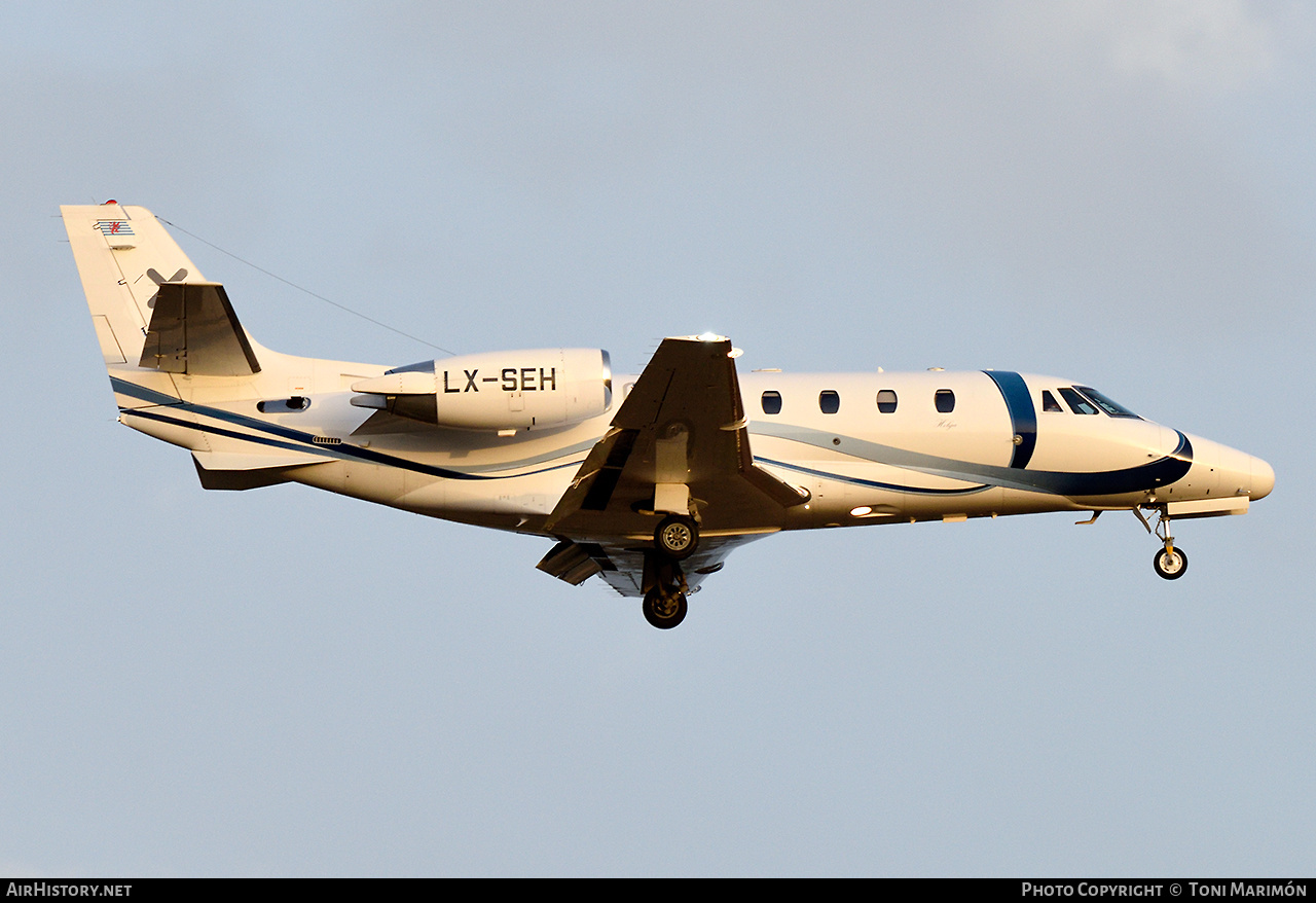 Aircraft Photo of LX-SEH | Cessna 560XL Citation XLS | Luxaviation | AirHistory.net #767159