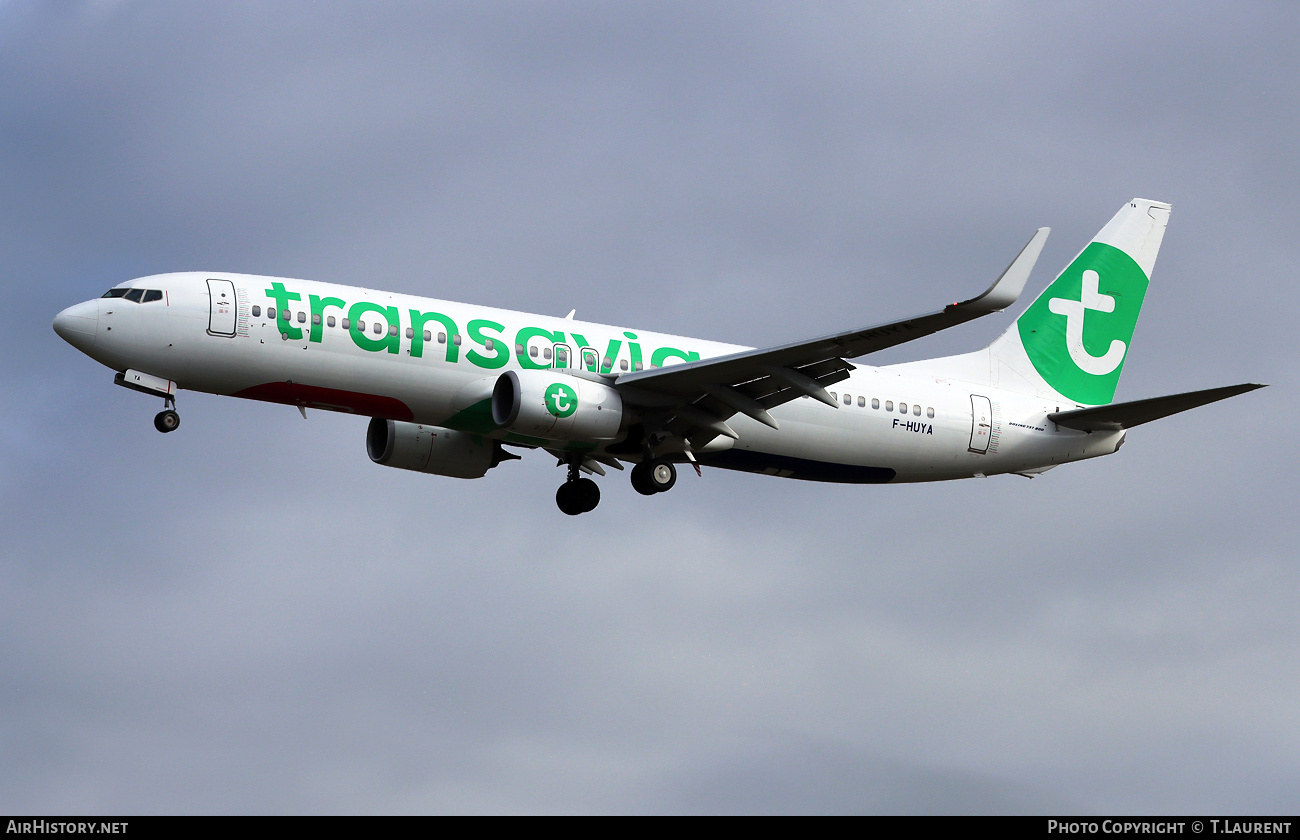 Aircraft Photo of F-HUYA | Boeing 737-800 | Transavia | AirHistory.net #767163