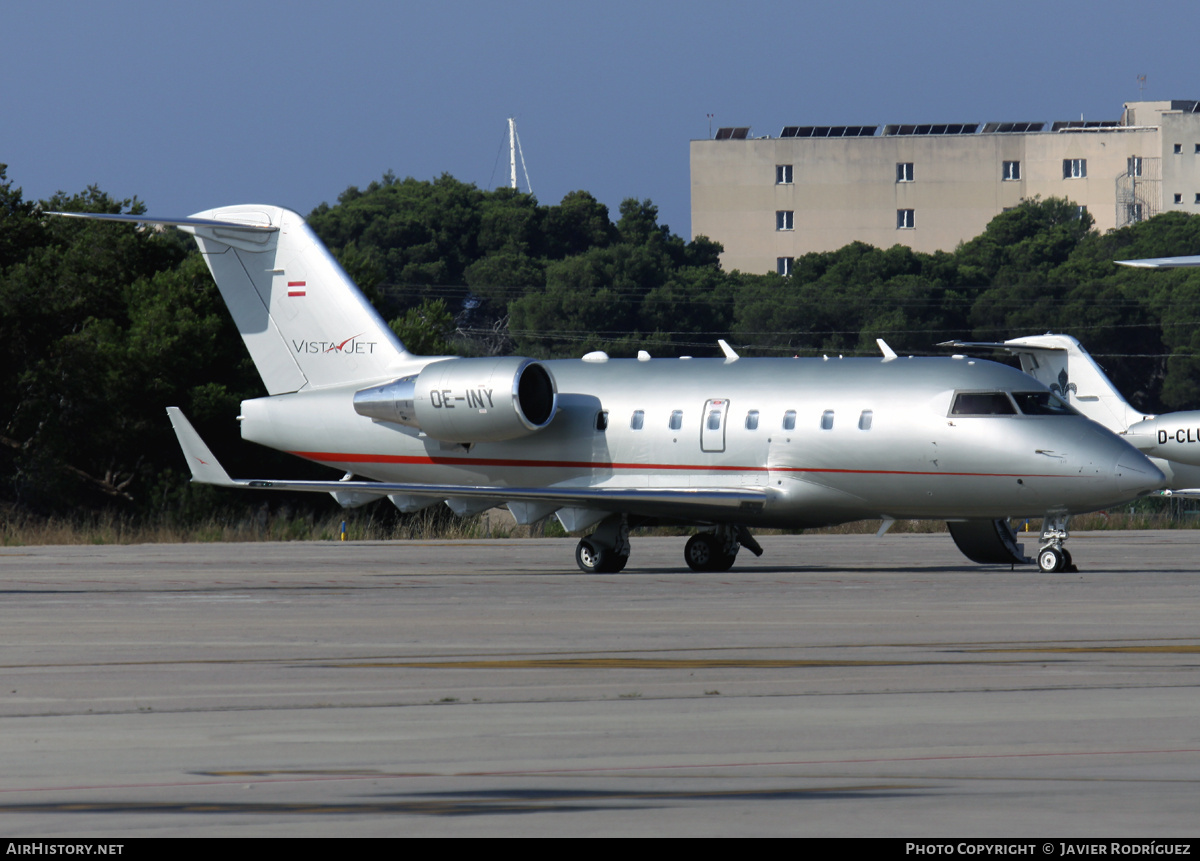 Aircraft Photo of OE-INY | Bombardier Challenger 604 (CL-600-2B16) | VistaJet | AirHistory.net #767174