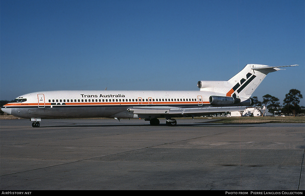 Aircraft Photo of VH-TBK | Boeing 727-276/Adv | Trans-Australia Airlines - TAA | AirHistory.net #767190