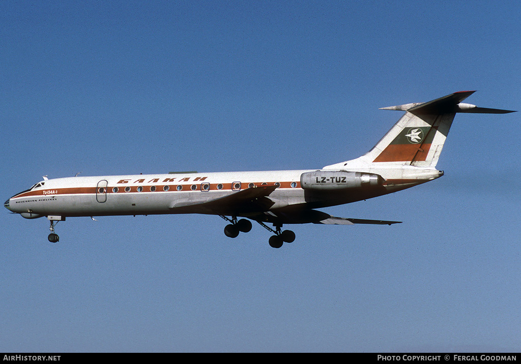 Aircraft Photo of LZ-TUZ | Tupolev Tu-134A-3 | Balkan - Bulgarian Airlines | AirHistory.net #767214