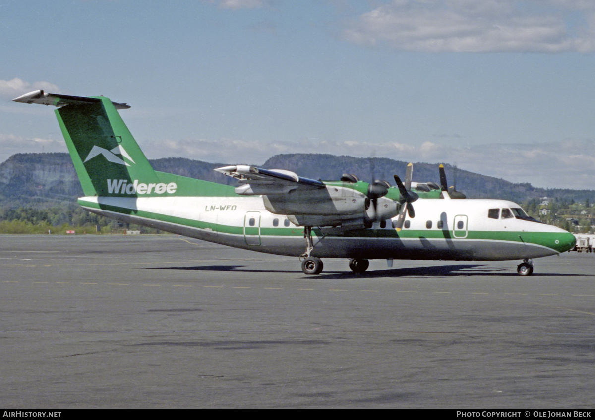 Aircraft Photo of LN-WFO | De Havilland Canada DHC-7-102 Dash 7 | Widerøe | AirHistory.net #767216