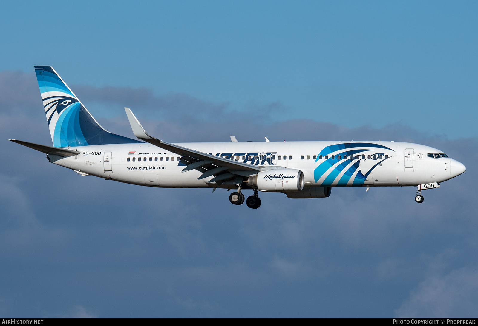 Aircraft Photo of SU-GDB | Boeing 737-866 | EgyptAir | AirHistory.net #767226