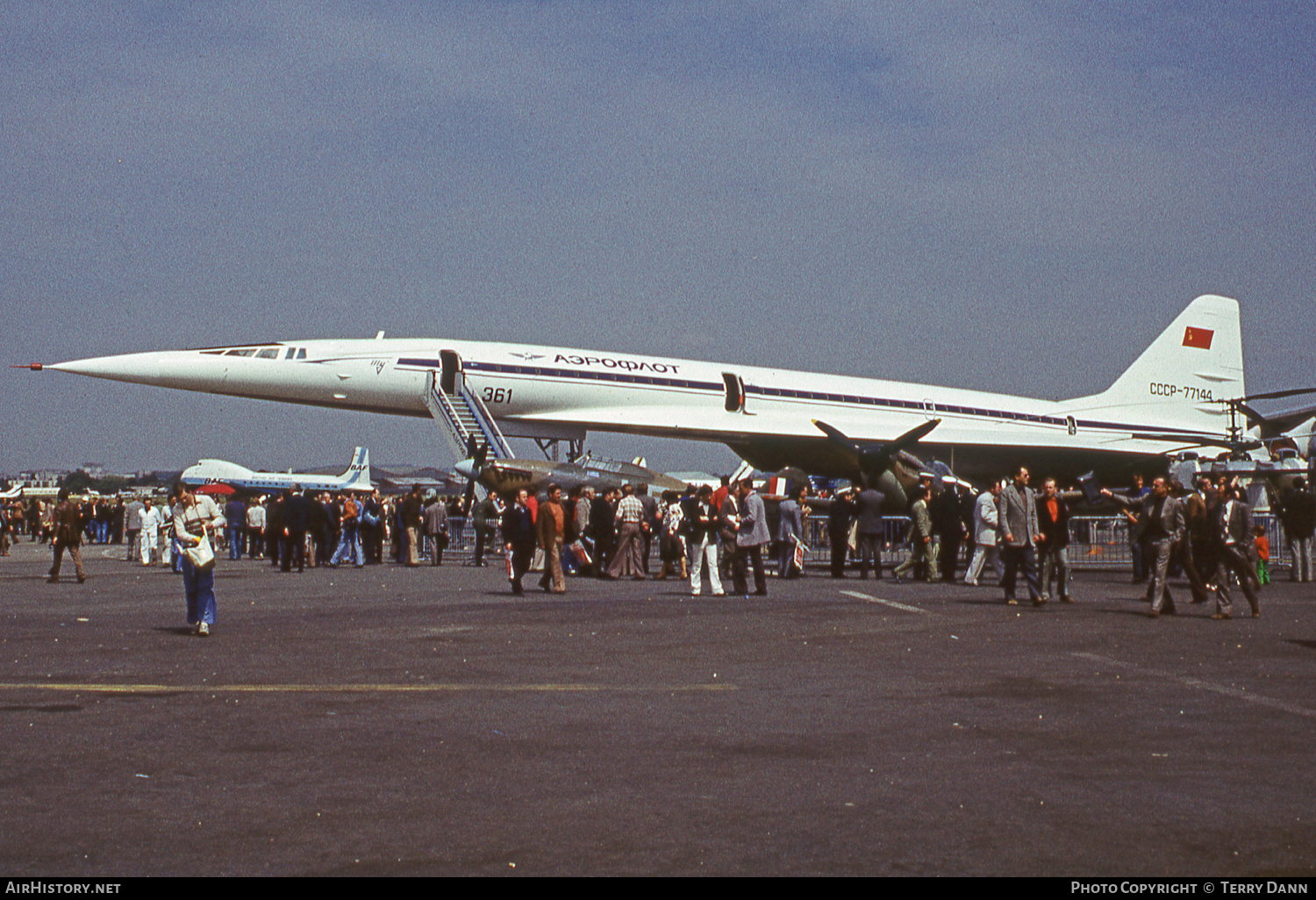Aircraft Photo of CCCP-77144 | Tupolev Tu-144S | Aeroflot | AirHistory.net #767234