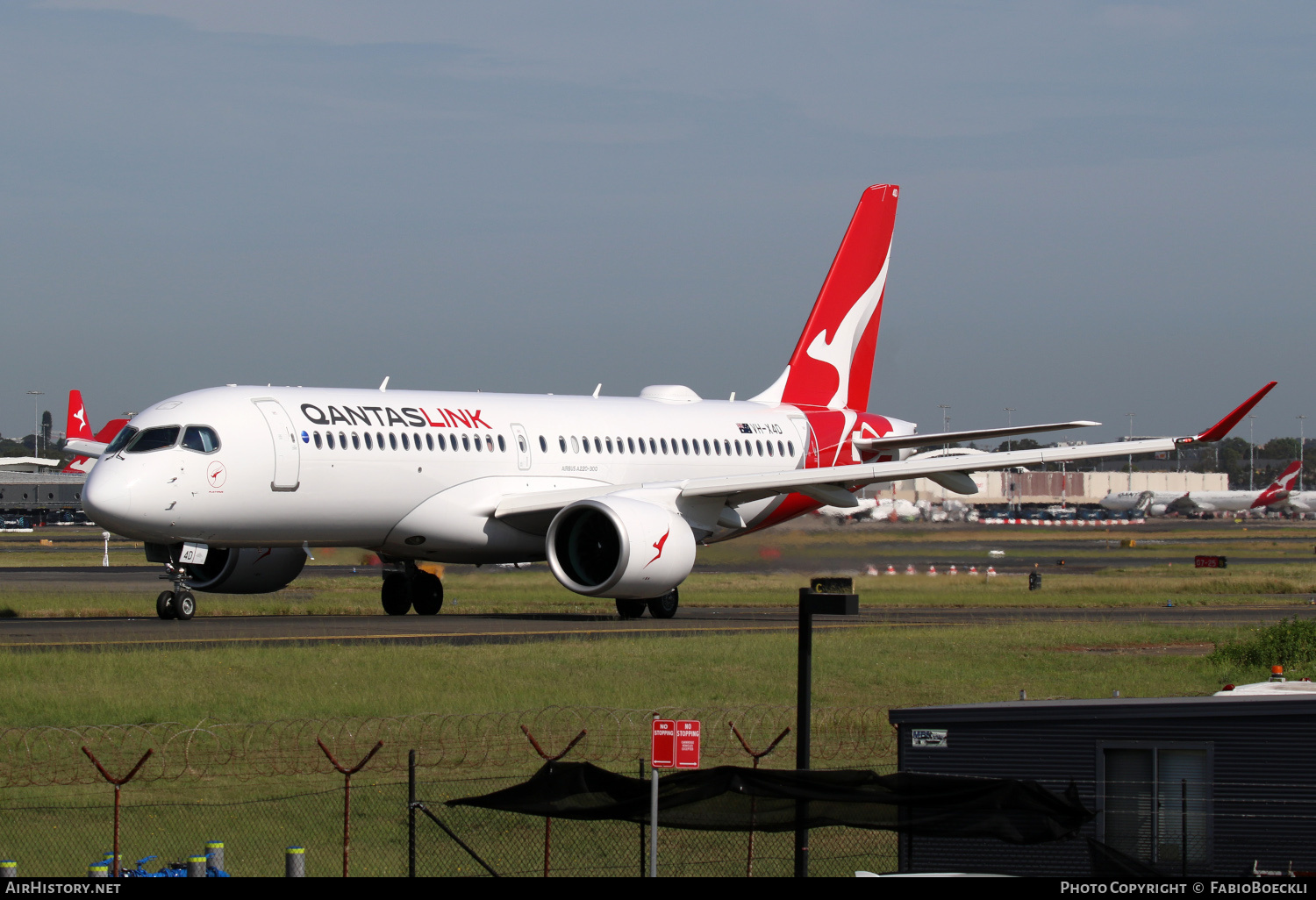 Aircraft Photo of VH-X4D | Airbus A220-371 (BD-500-1A11) | QantasLink | AirHistory.net #767236