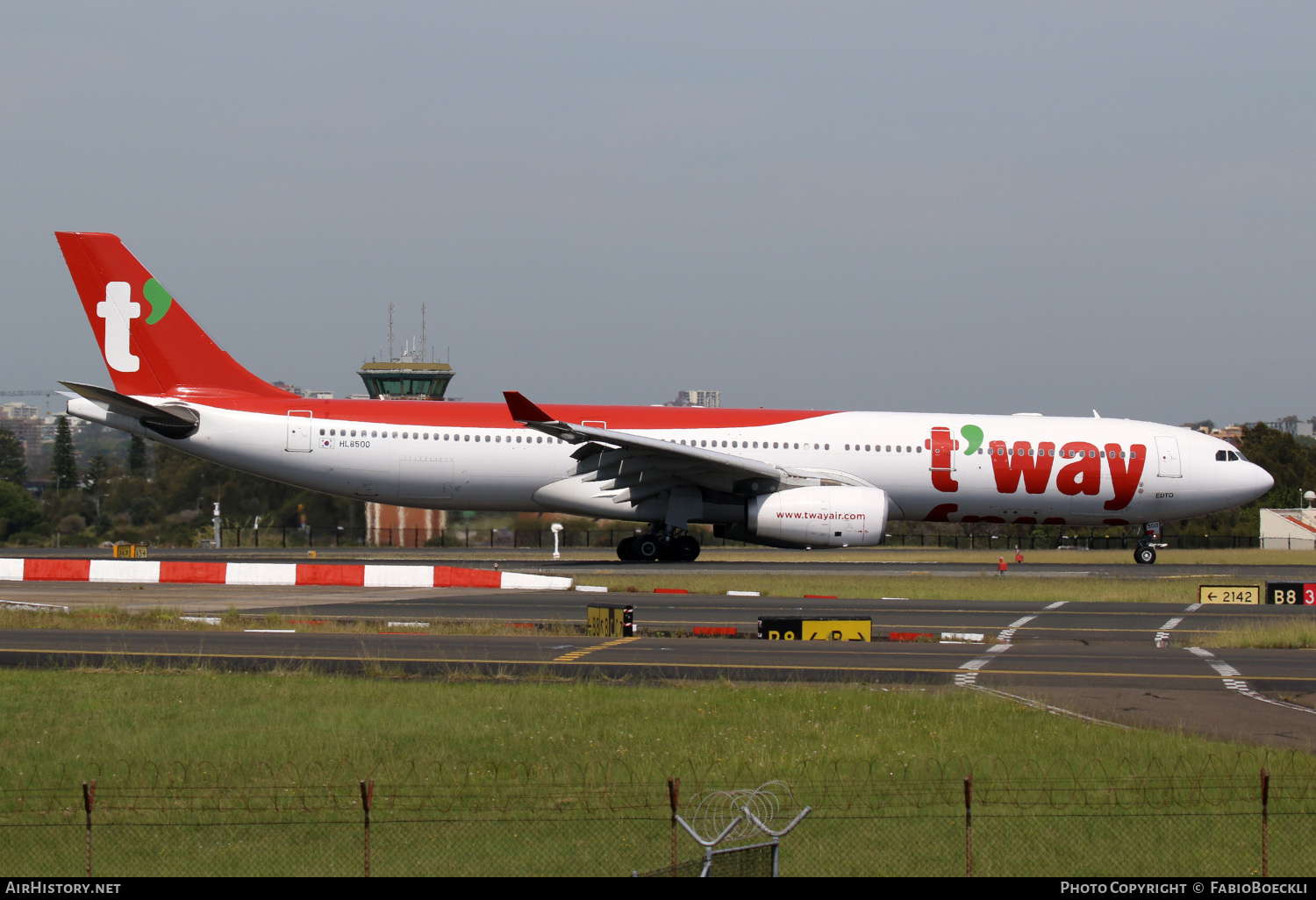 Aircraft Photo of HL8500 | Airbus A330-343 | T'way Air | AirHistory.net #767244