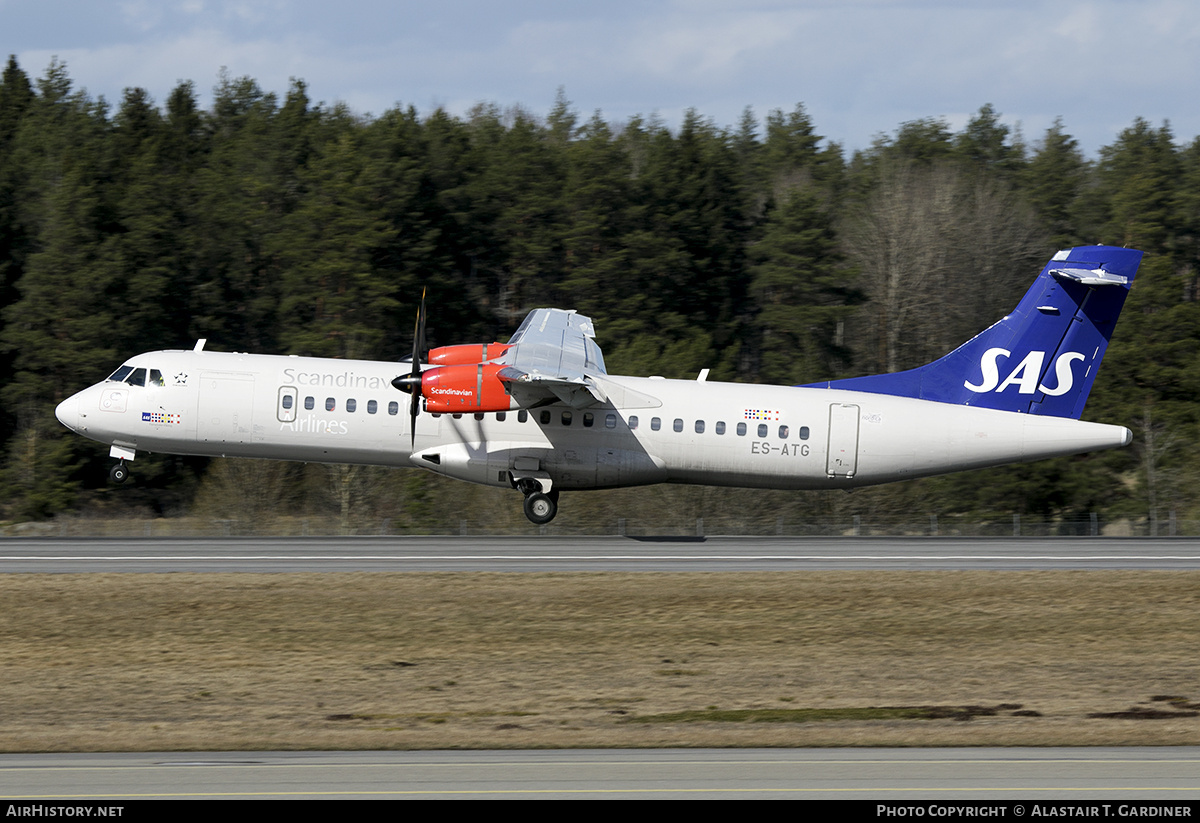 Aircraft Photo of ES-ATG | ATR ATR-72-600 (ATR-72-212A) | Scandinavian Airlines - SAS | AirHistory.net #767248