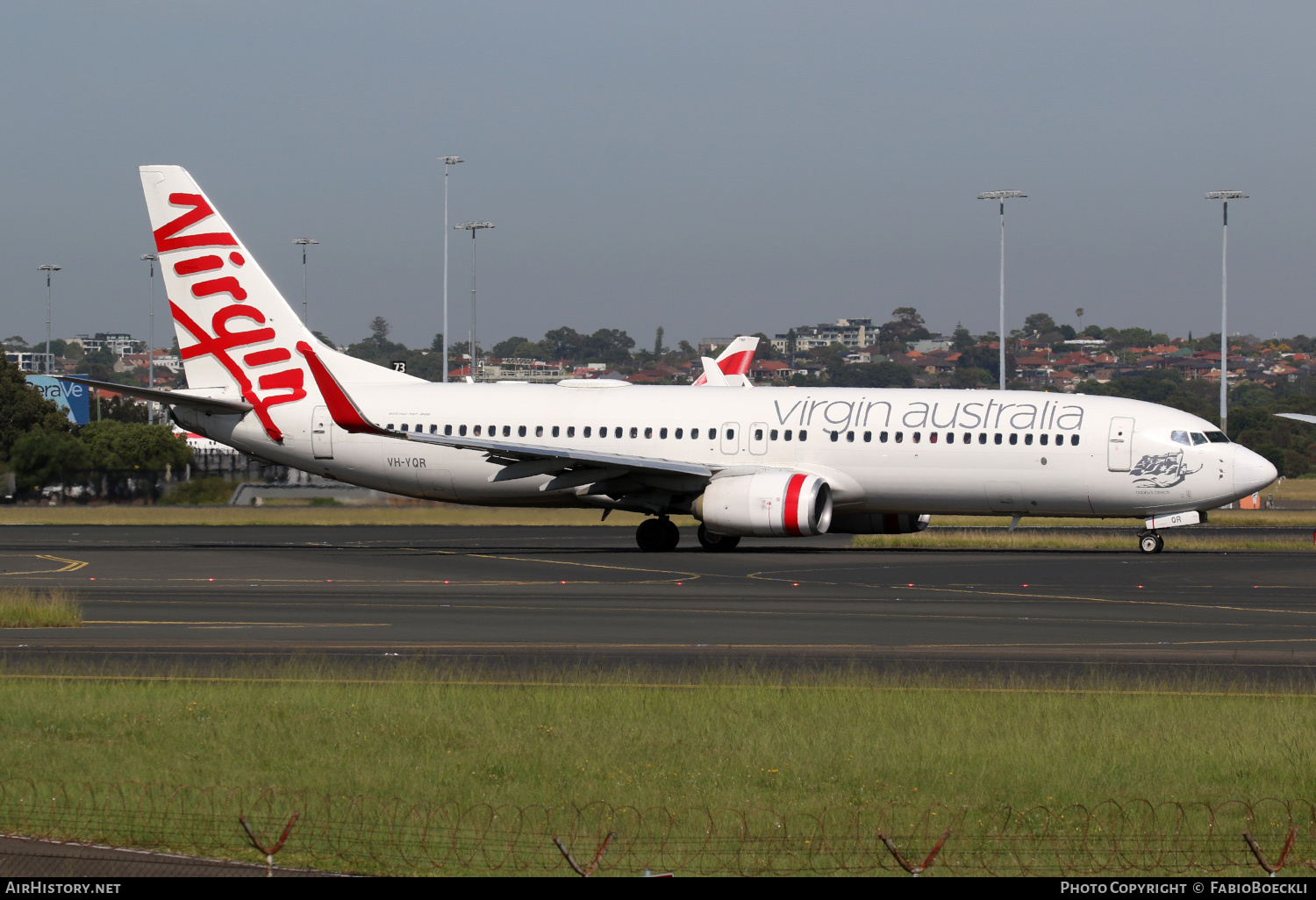 Aircraft Photo of VH-YQR | Boeing 737-8FE | Virgin Australia Airlines | AirHistory.net #767272