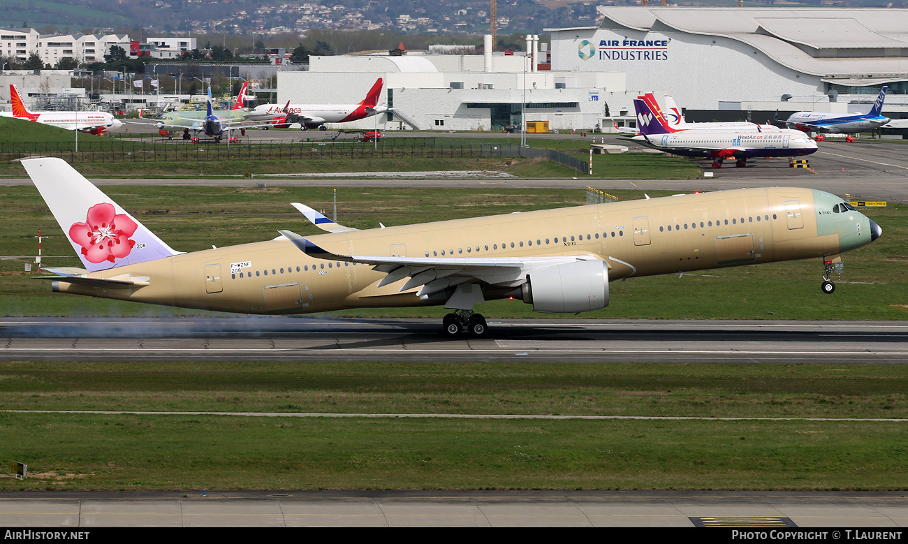 Aircraft Photo of F-WZNF | Airbus A350-941 | China Airlines | AirHistory.net #767274