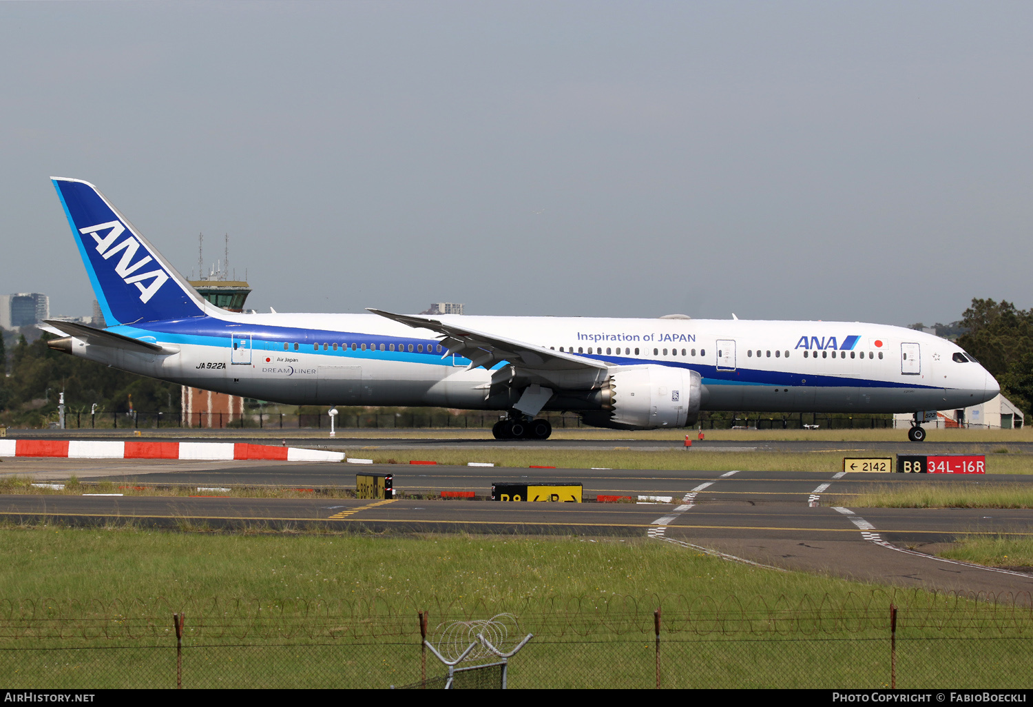 Aircraft Photo of JA822A | Boeing 787-8 Dreamliner | All Nippon Airways - ANA | AirHistory.net #767287