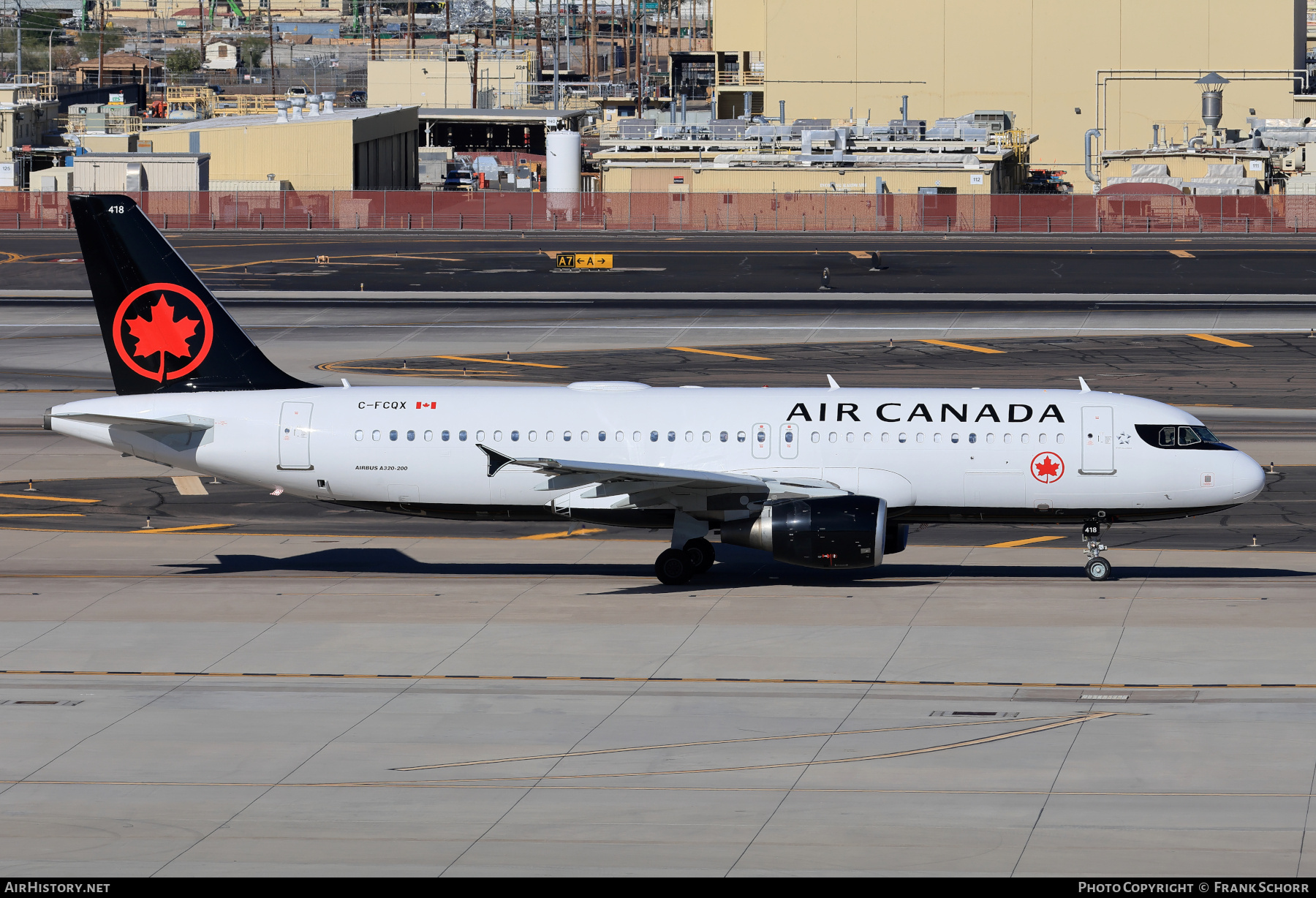 Aircraft Photo of C-FCQX | Airbus A320-214 | Air Canada | AirHistory.net #767312