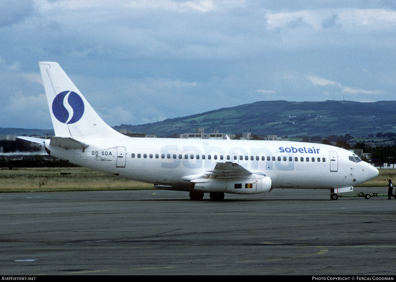 Aircraft Photo of OO-SDA | Boeing 737-229/Adv | Sobelair | AirHistory.net #767333