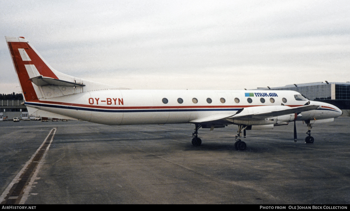 Aircraft Photo of OY-BYN | Swearingen SA-226TC Metro | Muk Air | AirHistory.net #767354