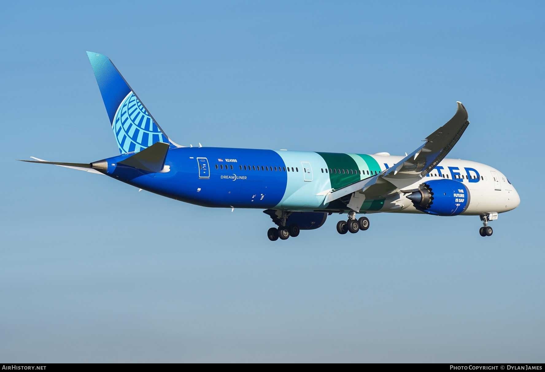 Aircraft Photo of N24988 | Boeing 787-9 Dreamliner | United Airlines | AirHistory.net #767359