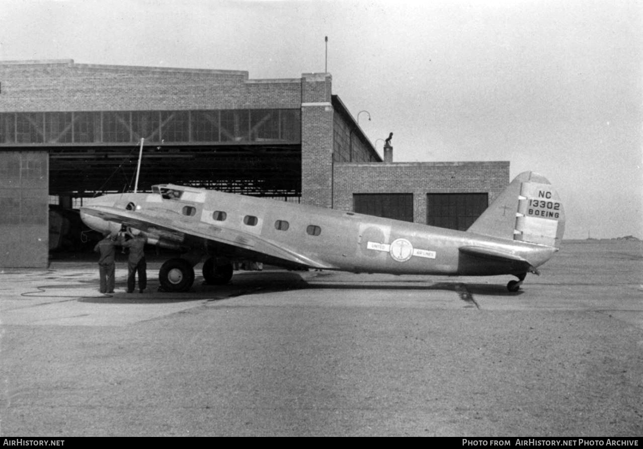 Aircraft Photo of NC13302 | Boeing 247 | United Air Lines | AirHistory.net #767380