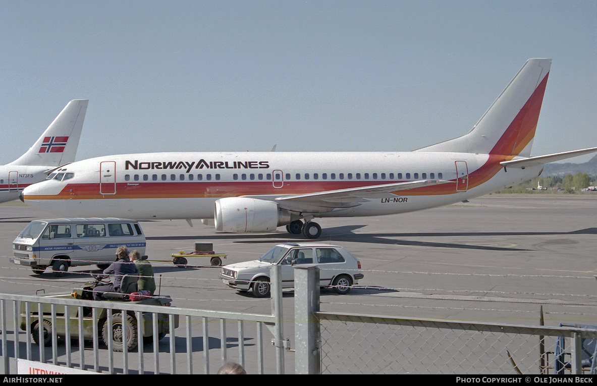 Aircraft Photo of LN-NOR | Boeing 737-33A | Norway Airlines | AirHistory.net #767401