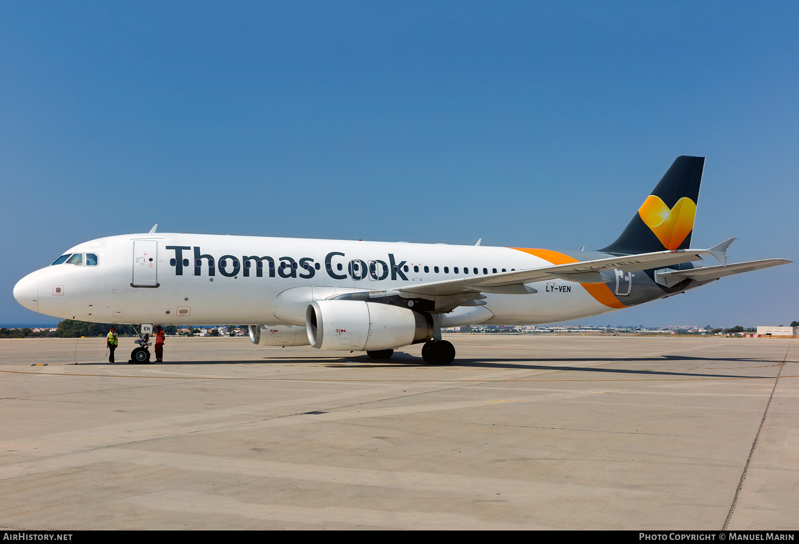 Aircraft Photo of LY-VEN | Airbus A320-233 | Thomas Cook Airlines | AirHistory.net #767410