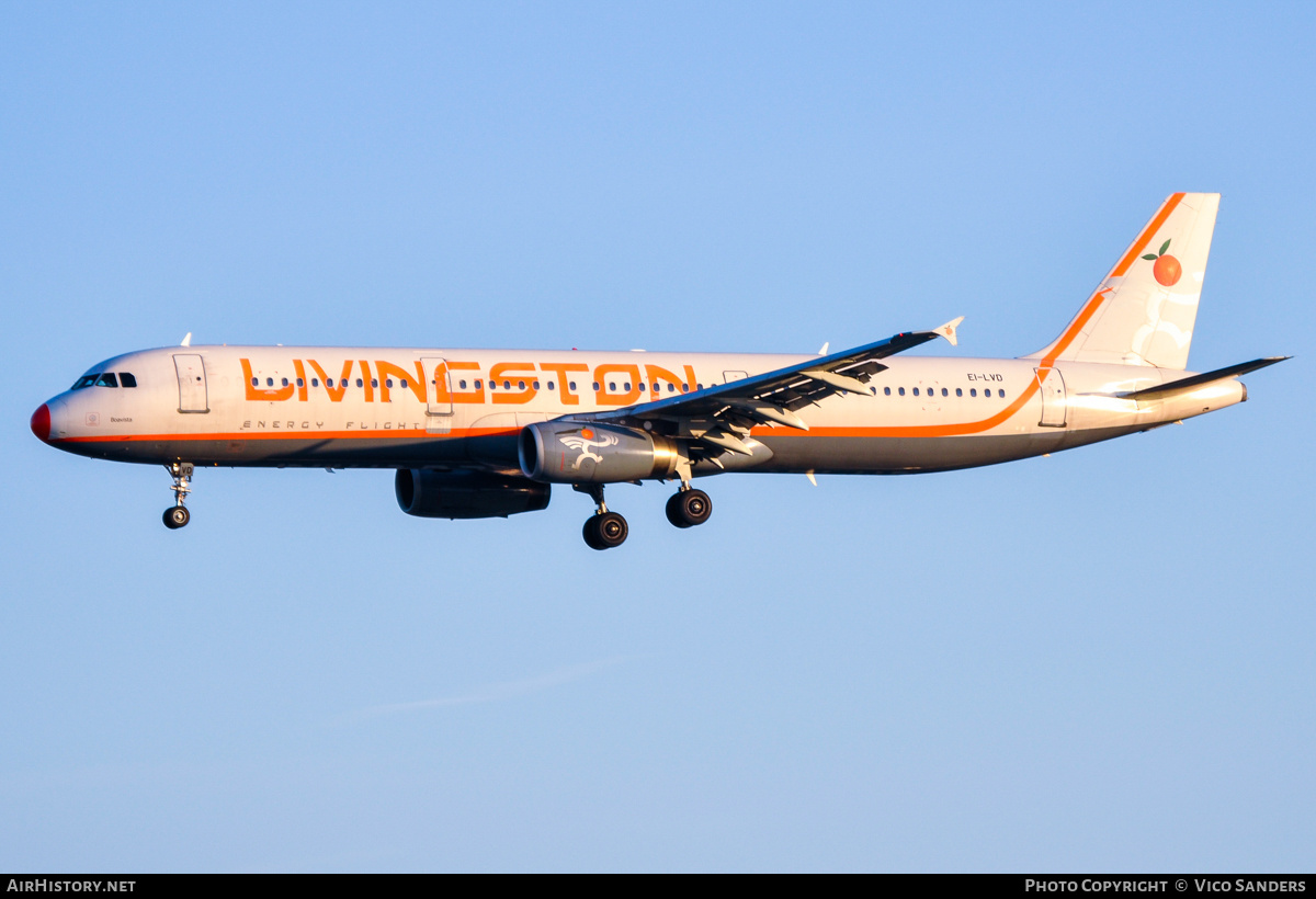 Aircraft Photo of EI-LVD | Airbus A321-231 | Livingston Energy Flight | AirHistory.net #767414