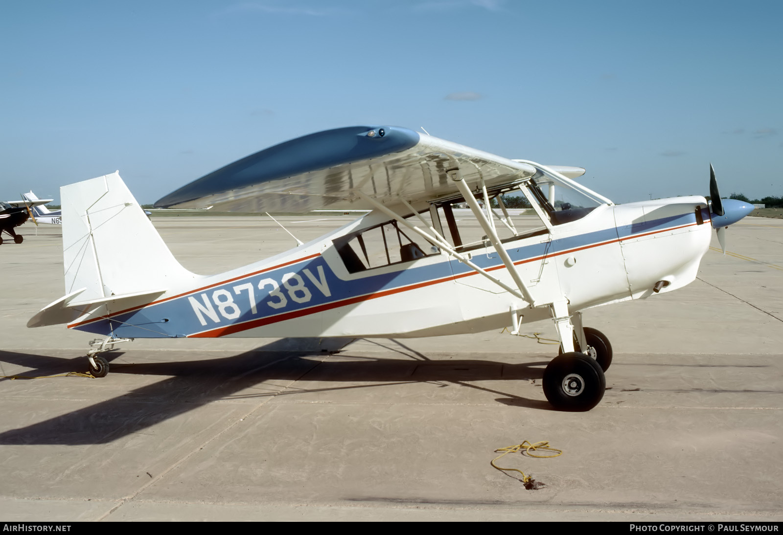 Aircraft Photo of N8738V | Bellanca 8GCBC Scout | AirHistory.net #767430