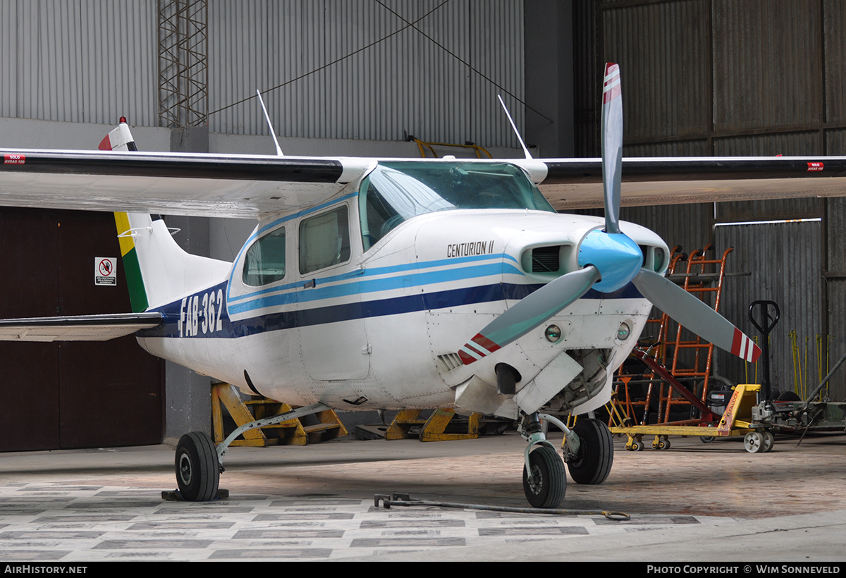 Aircraft Photo of FAB-362 | Cessna 210N Centurion II | Bolivia - Air Force | AirHistory.net #767434