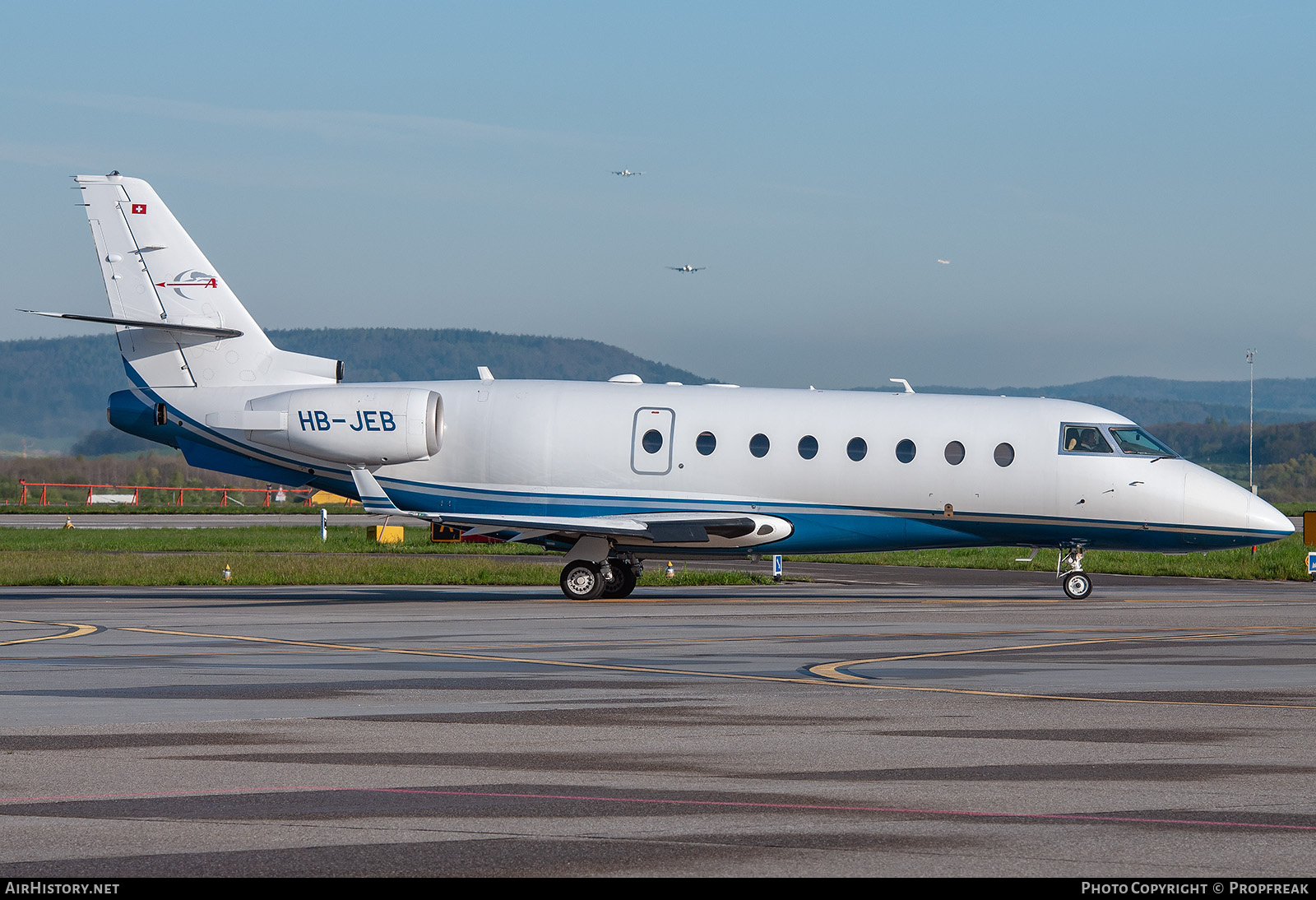 Aircraft Photo of HB-JEB | Israel Aircraft Industries IAI-1126 Galaxy | TAG Aviation | AirHistory.net #767449