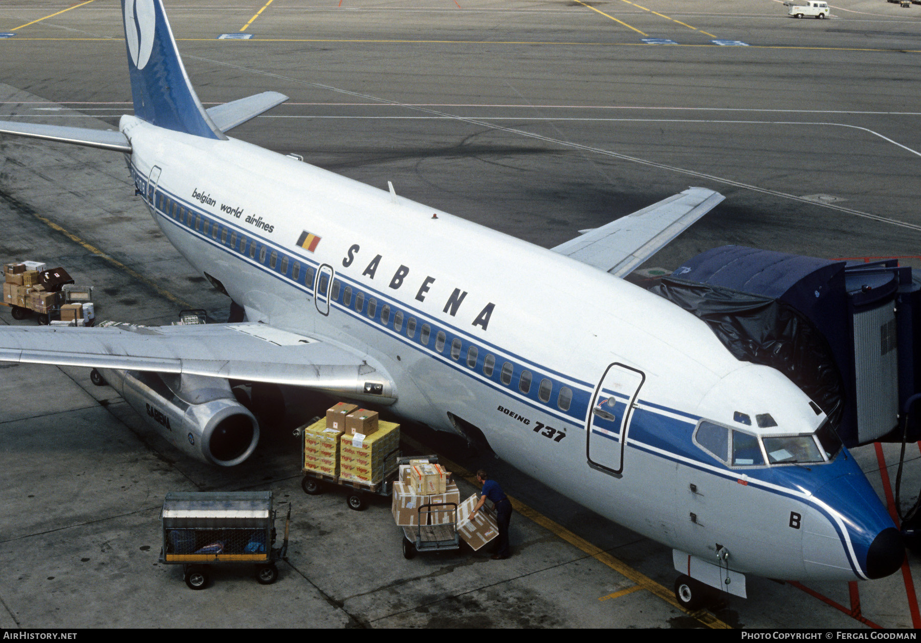 Aircraft Photo of OO-SDB | Boeing 737-229/Adv | Sabena | AirHistory.net #767456