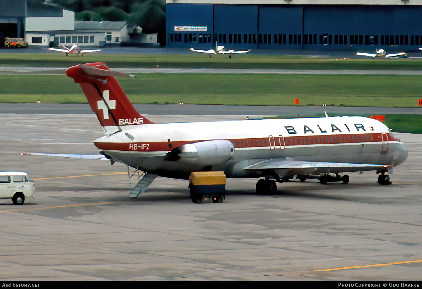 Aircraft Photo of HB-IFZ | McDonnell Douglas DC-9-32 | Balair | AirHistory.net #767462