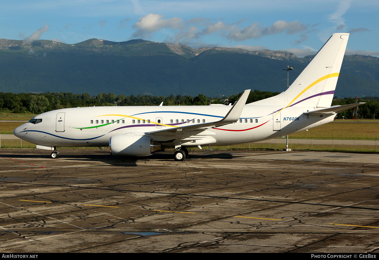 Aircraft Photo of N7600K | Boeing 737-7BC BBJ | AirHistory.net #767481