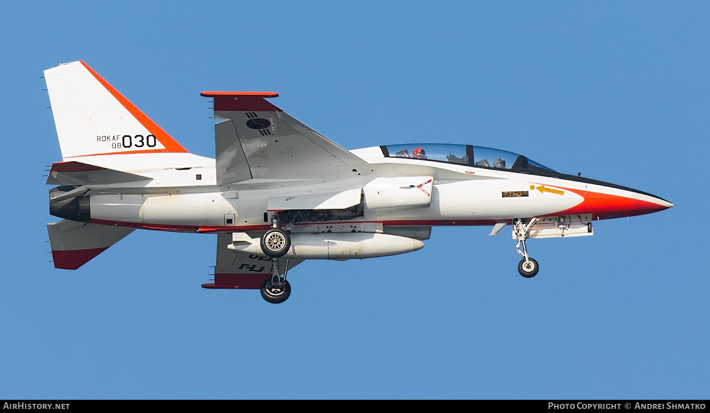 Aircraft Photo of 08-030 | Korea Aerospace T-50A Golden Eagle | South Korea - Air Force | AirHistory.net #767518