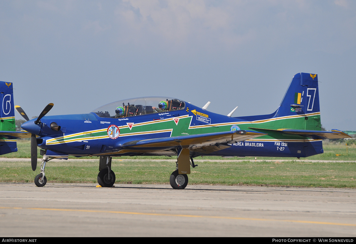 Aircraft Photo of 1331 | Embraer T-27 Tucano | Brazil - Air Force | AirHistory.net #767529