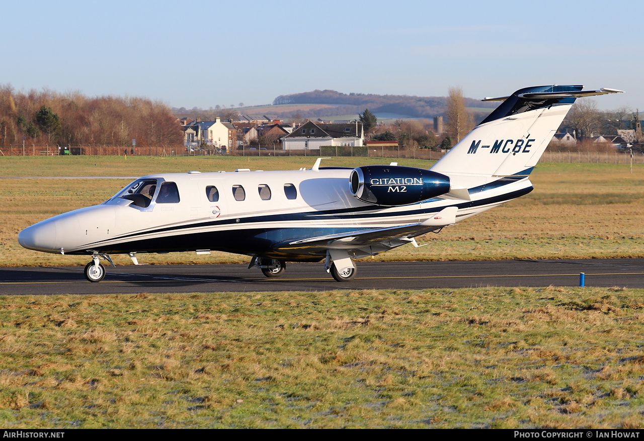 Aircraft Photo of M-MCBE | Cessna 525 CitationJet M2 | AirHistory.net #767530