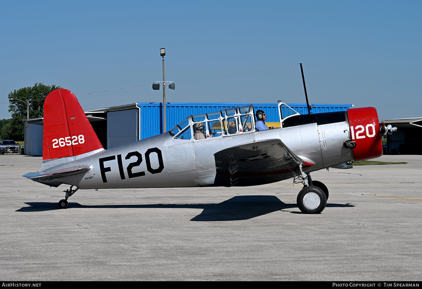 Aircraft Photo of N413BT / 26528 | Vultee BT-13A Valiant | USA - Navy | AirHistory.net #767562