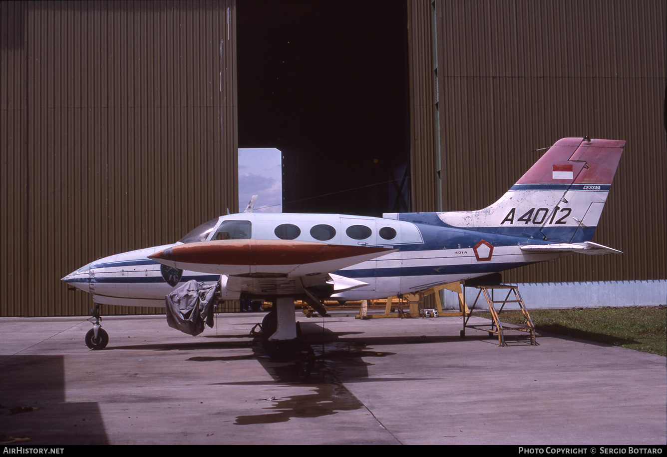 Aircraft Photo of A-4012 | Cessna 401A | Indonesia - Air Force | AirHistory.net #767605