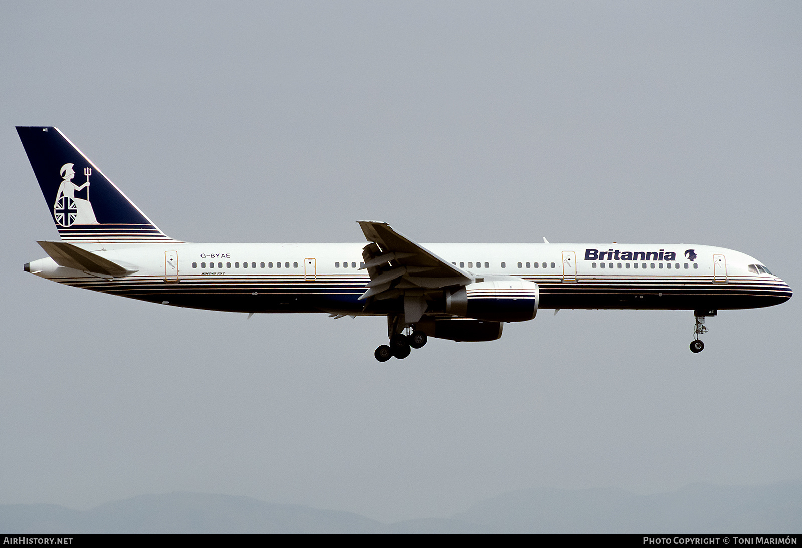 Aircraft Photo of G-BYAE | Boeing 757-204 | Britannia Airways | AirHistory.net #767618