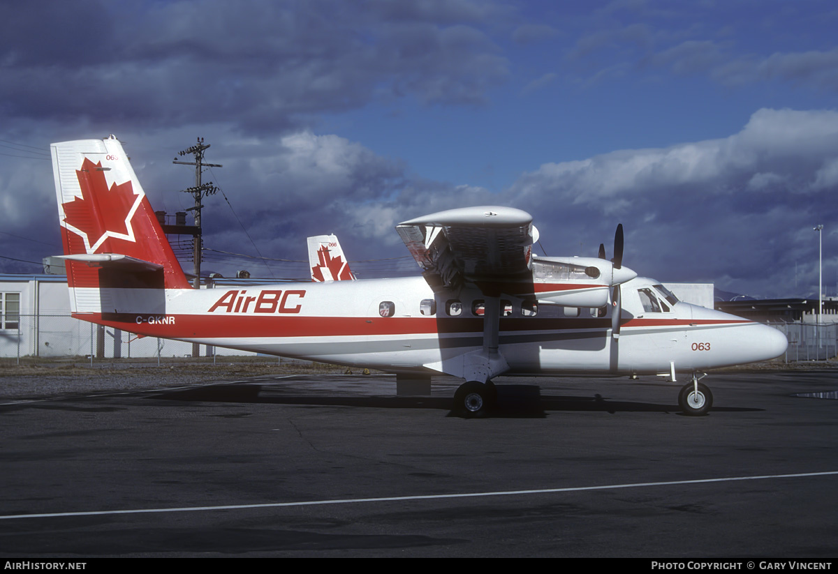 Aircraft Photo of C-GKNR | De Havilland Canada DHC-6-100 Twin Otter | Air BC | AirHistory.net #767653