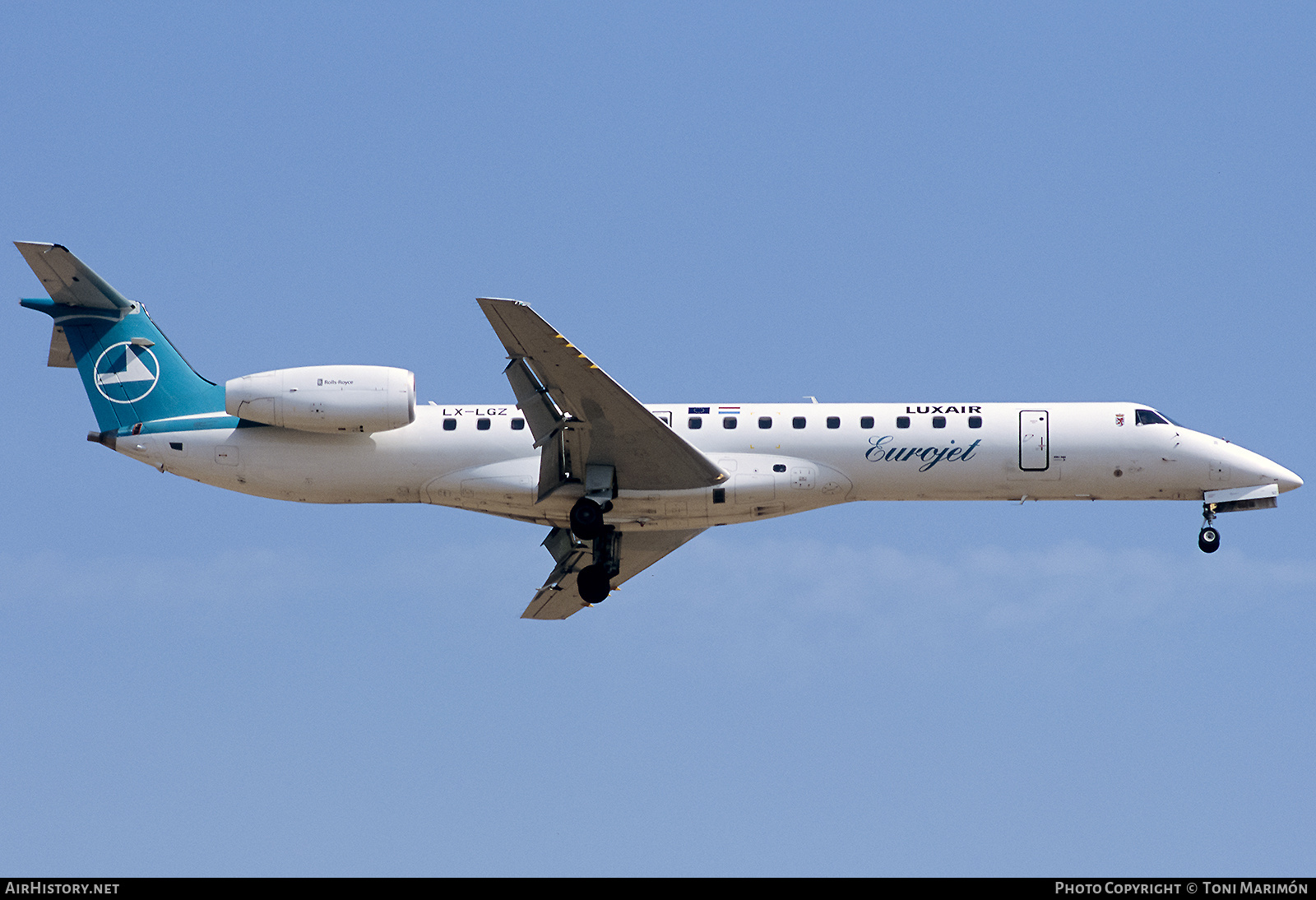 Aircraft Photo of LX-LGZ | Embraer ERJ-145LU (EMB-145LU) | Luxair | AirHistory.net #767670