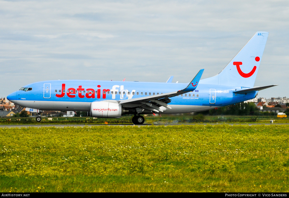 Aircraft Photo of OO-JAR | Boeing 737-7K5 | Jetairfly | AirHistory.net #767722