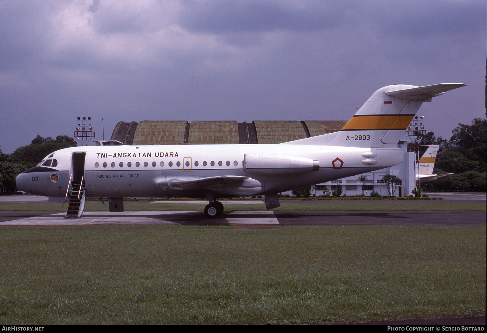 Aircraft Photo of A-2803 | Fokker F28-3000R Fellowship | Indonesia - Air Force | AirHistory.net #767729