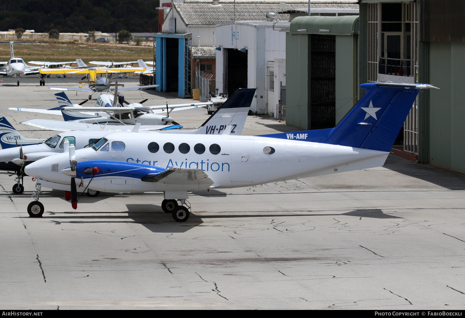 Aircraft Photo of VH-AMF | Beech 200 Super King Air | Star Aviation | AirHistory.net #767744